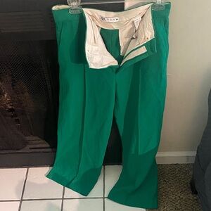 Zara Vibrant Green Pants